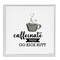Stupell Industries Caffeinate Then Kick Butt Framed Giclee, design by Seven Trees Design